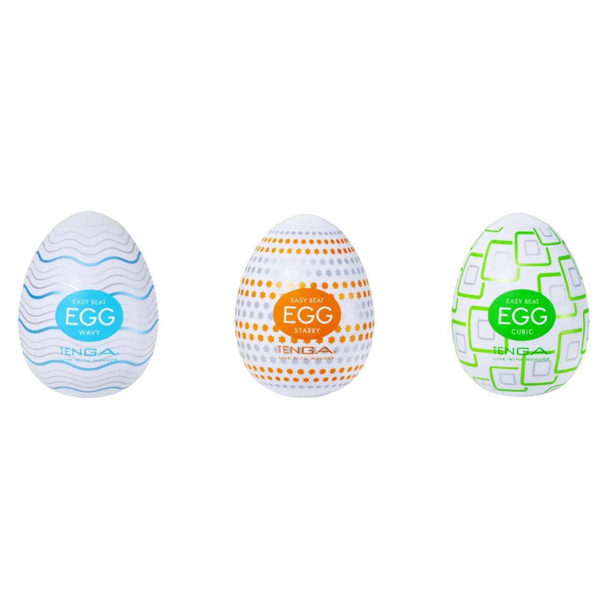 Zestaw 3 masturbatorów Egg Standard 3 Pack 1 Tenga 4 Zestaw 3 masturbatorów Egg Standard 3 Pack 1 Tenga