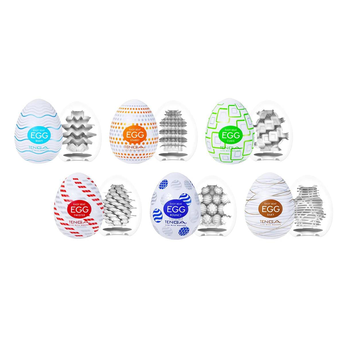 Zestaw 3 masturbatorów Egg Standard 3 Pack 1 Tenga 7 Zestaw 3 masturbatorów Egg Standard 3 Pack 1 Tenga