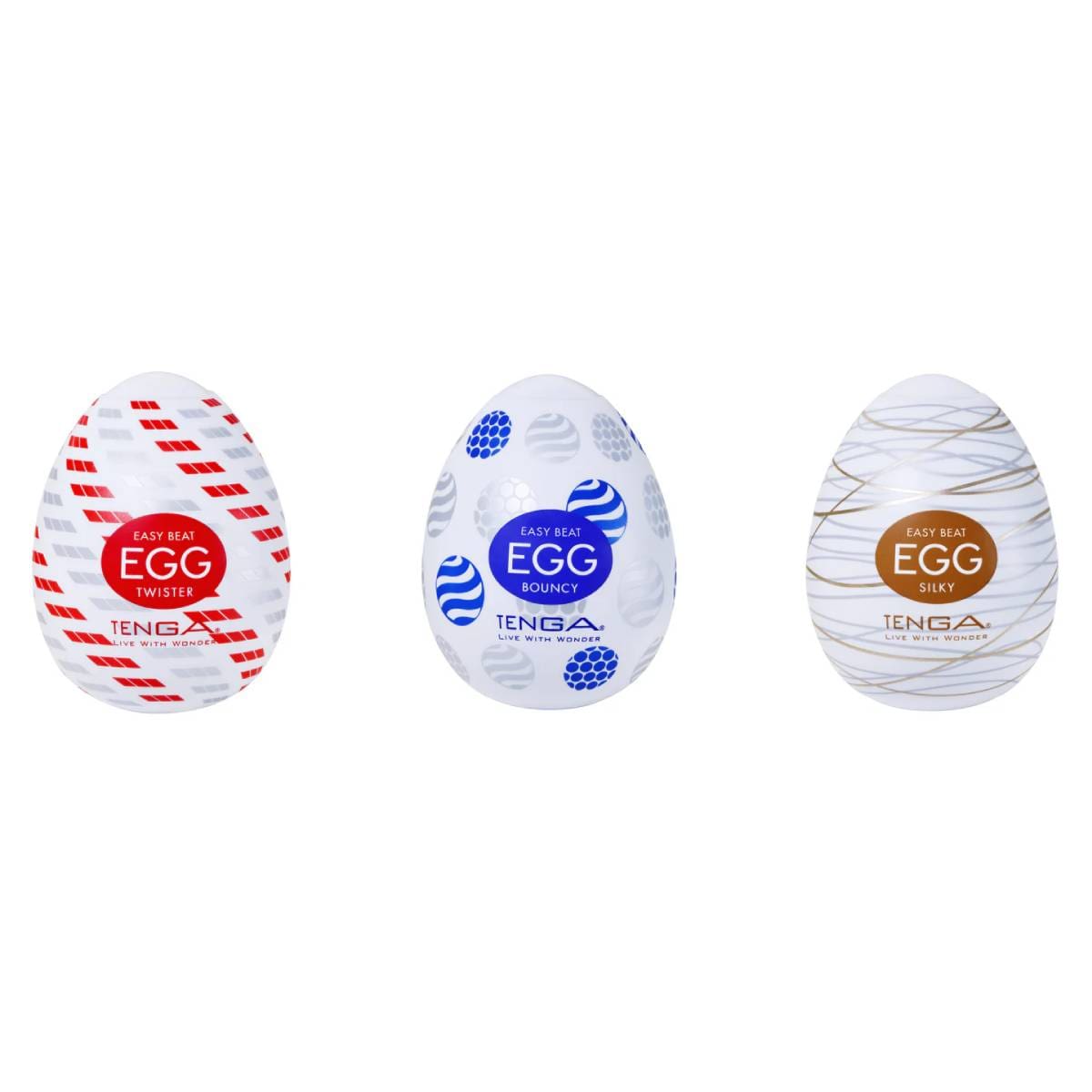 Zestaw 3 masturbatorów Egg Standard 3 Pack 2 Tenga 4 Zestaw 3 masturbatorów Egg Standard 3 Pack 2 Tenga