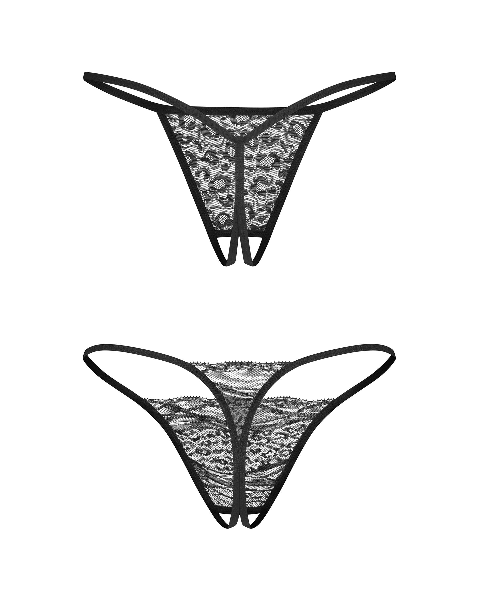 Bianca 2-pak stringi otwarte L/XL Obsessive 4 Bianca 2-pak stringi otwarte L/XL Obsessive
