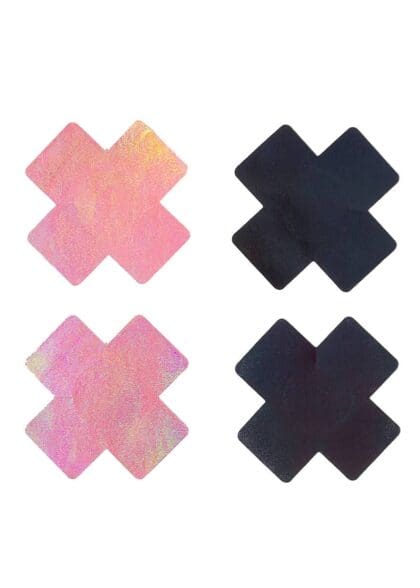 Nasutniki Cross Nipple Pasties 2 Pair Secret Play