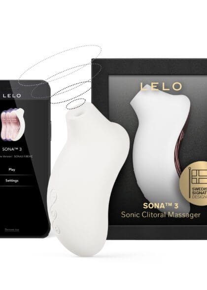 Stymulator łechtaczki sterowany aplikacją LELO Sona 3 Cream Lelo
