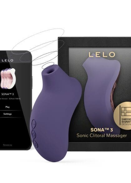 Stymulator łechtaczki sterowany aplikacją LELO Sona 3 Cyber Purple Lelo