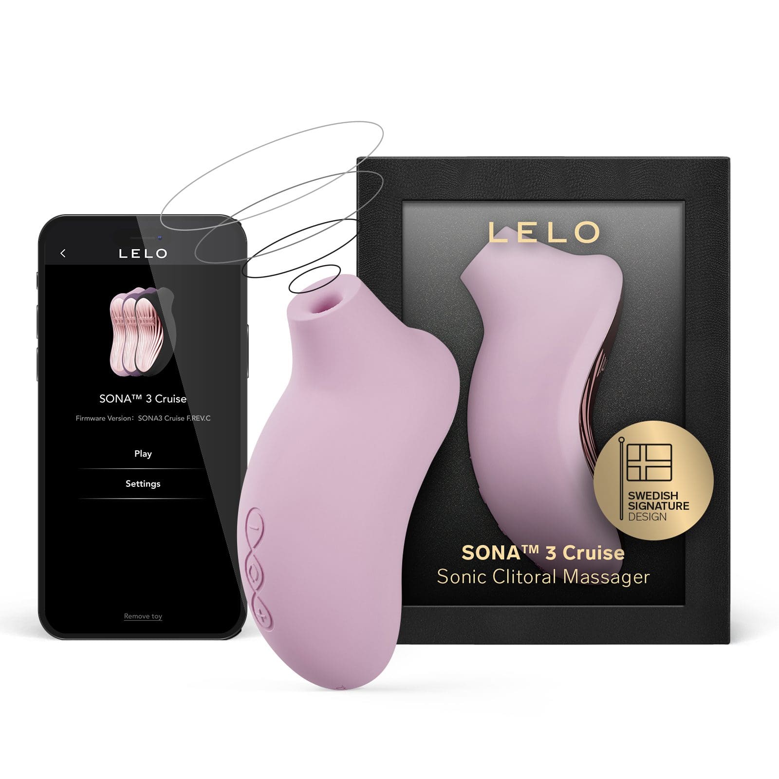 Stymulator łechtaczki sterowany aplikacją Sona 3 Cruise Soft Pink LELO 2 Stymulator łechtaczki sterowany aplikacją Sona 3 Cruise Soft Pink LELO