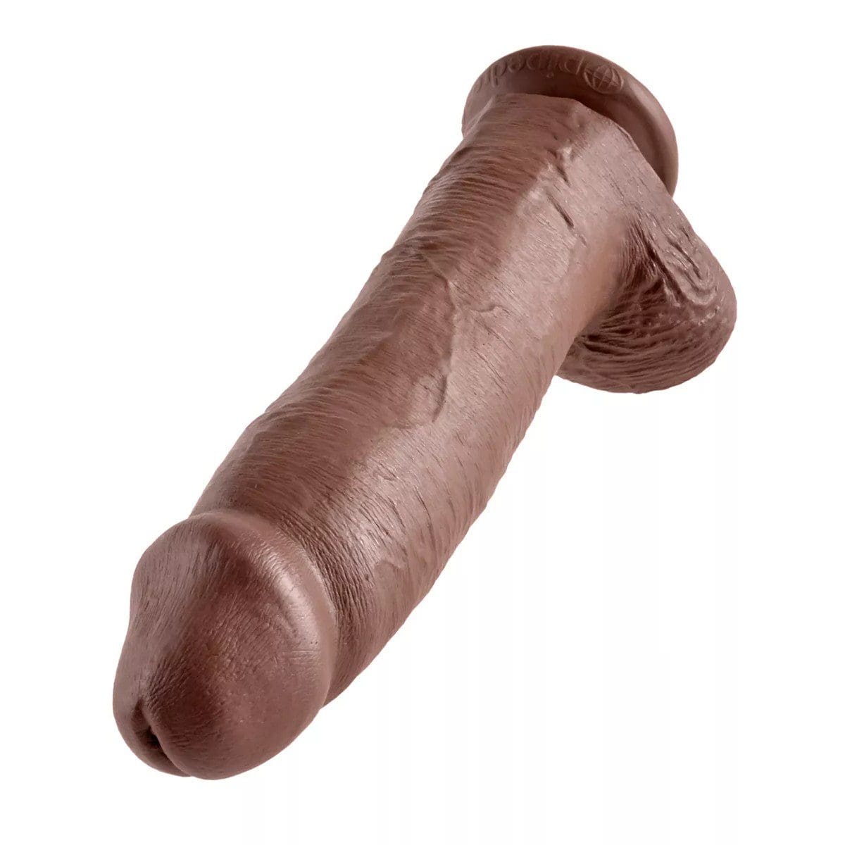 Dildo Cock 12 inch w/balls brown King Cock 4 Dildo Cock 12 inch w/balls brown King Cock