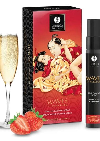 Spray do seksu oralnego Waves of Pleasure Sparkling Strawberry 20ml Shunga