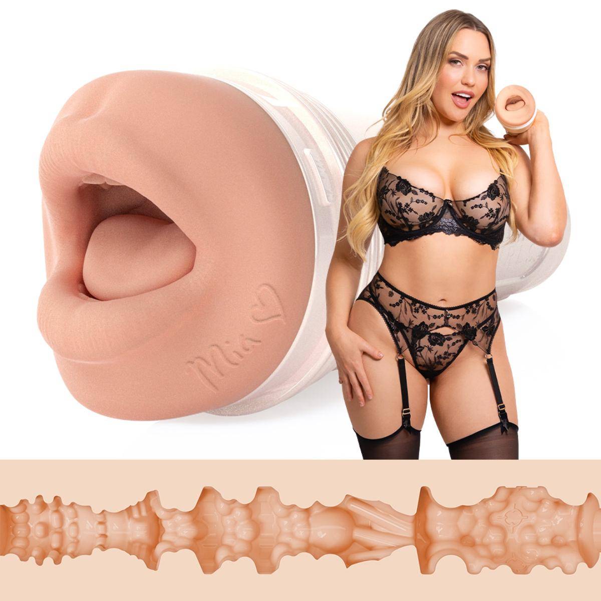Masturbator Mia Malkova Headshot Fleshlight Girls