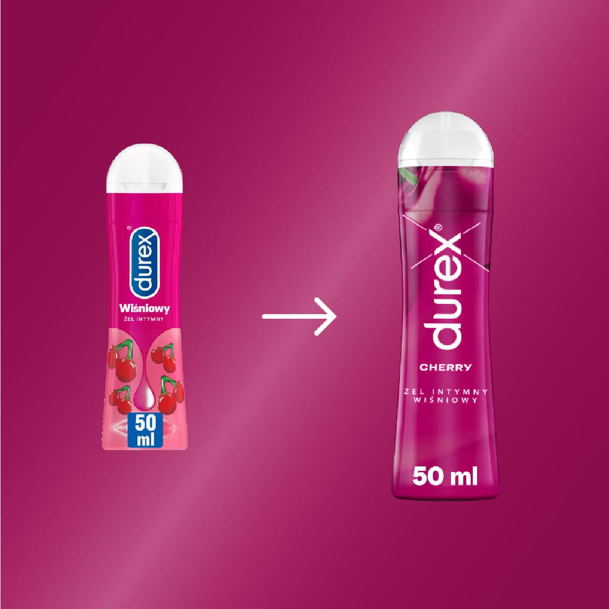 Żel Intymny Smakowy Cherry 50Ml Durex 5 Żel Intymny Smakowy Cherry 50Ml Durex
