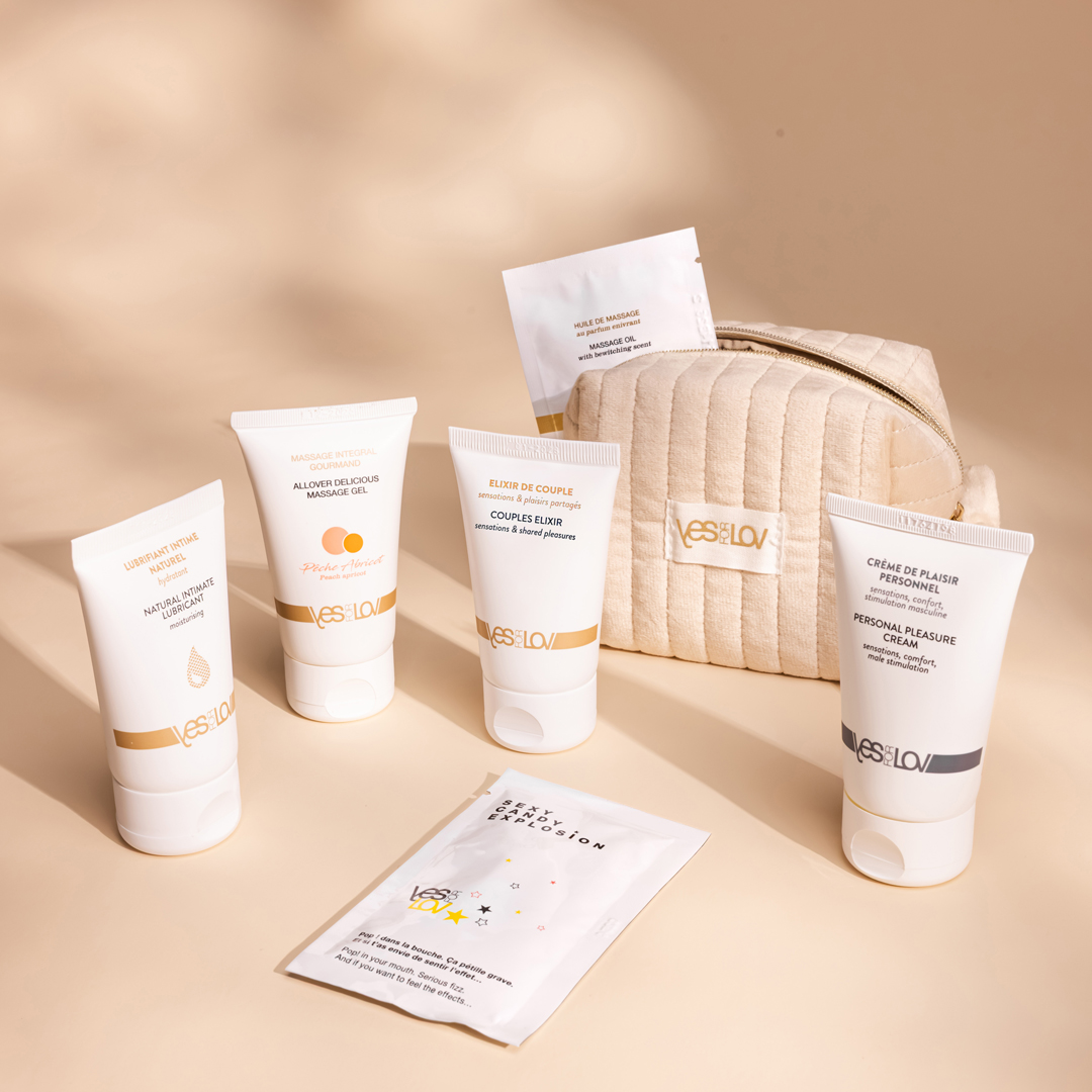 Zestaw Champagne YESfor LOV – luksus intymności 11 Zestaw prezentowy MY DELIGHT KIT - CHAMPAGNE YESforLOV