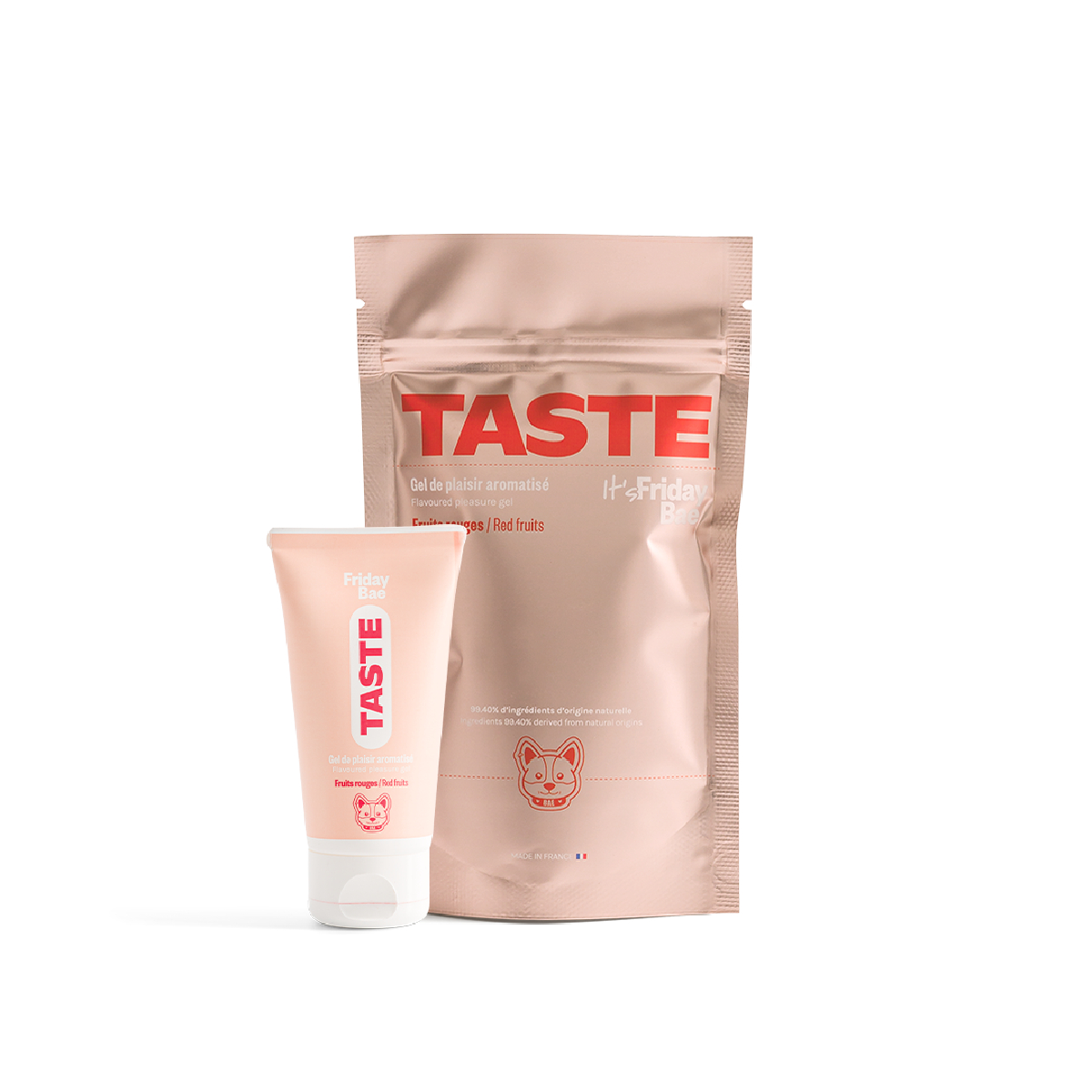 Lubrykant Jadalny Friday Bae 50 ml – Czerwone Owoce 5 Lubrykant jadalny Flavoured Pleasure Gel Red Fruits Taste 50ml Friday Bae