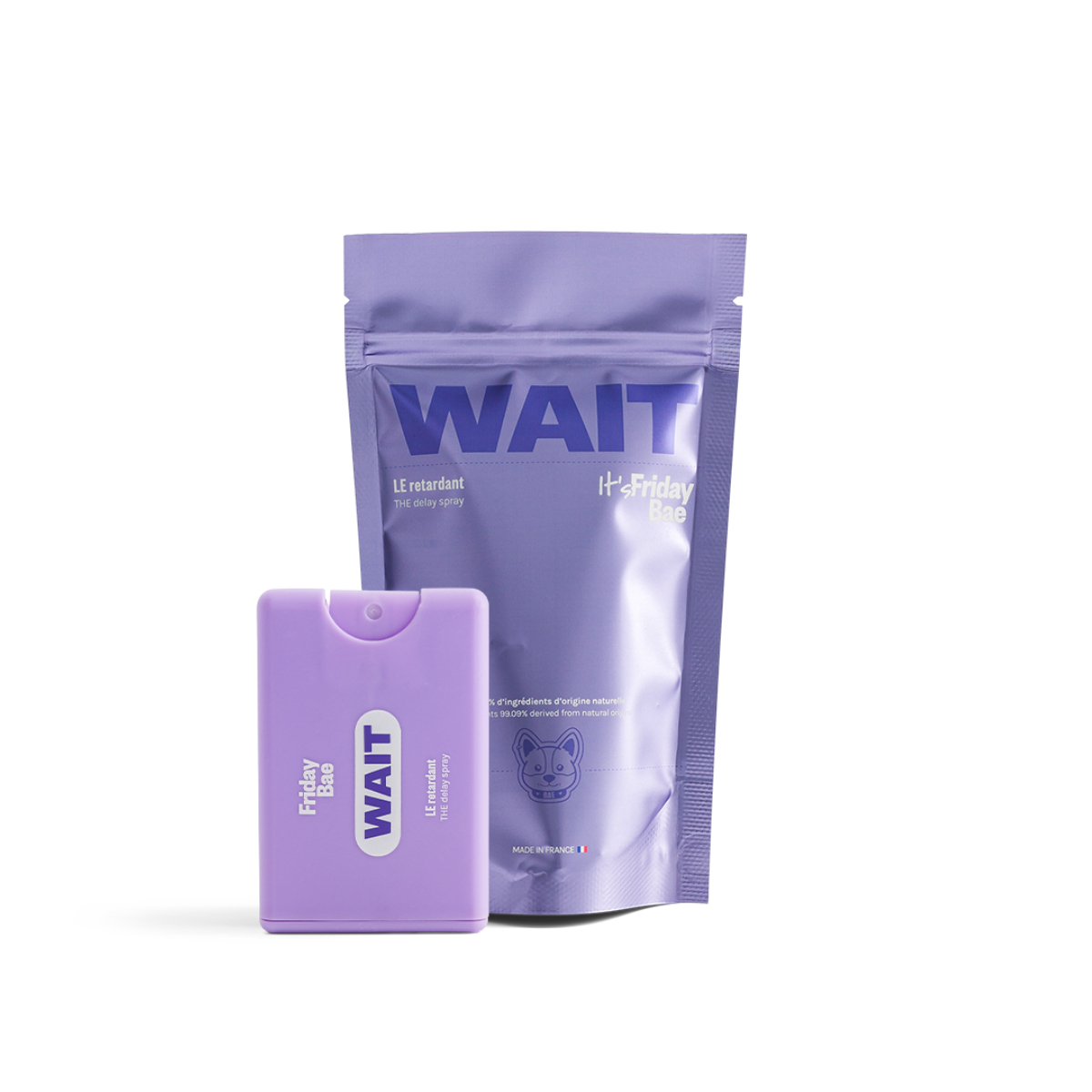 Kontrola wytrysku: Spray opóźniający Friday Bae 10 ml 5 Spray opóźniający wytrysk The Delay Spray Wait 10ml Friday Bae