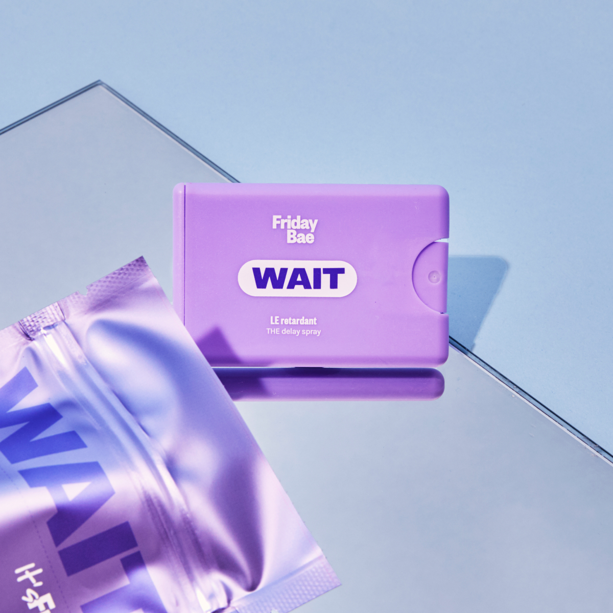 Kontrola wytrysku: Spray opóźniający Friday Bae 10 ml 4 Spray opóźniający wytrysk The Delay Spray Wait 10ml Friday Bae