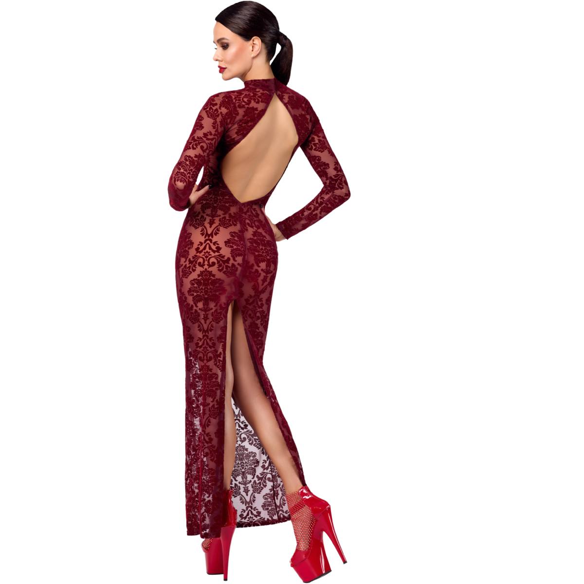 Sukienka Noir Handmade F383 Kink Royal M - Czarny 7 Sukienka F383 Kink Royal gown/long dress M Noir Handmade