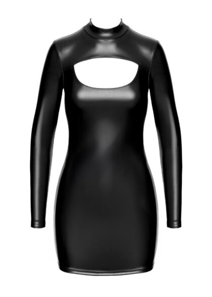 Sukienka F366 Vixen Cut-Out Bodycon Dres M Noir Handmade