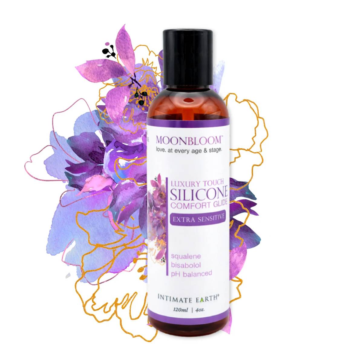 Lubrykant silikonowy Moon Bloom Silicone 120ml Intimate Earth 2 Lubrykant silikonowy Moon Bloom Silicone 120ml Intimate Earth