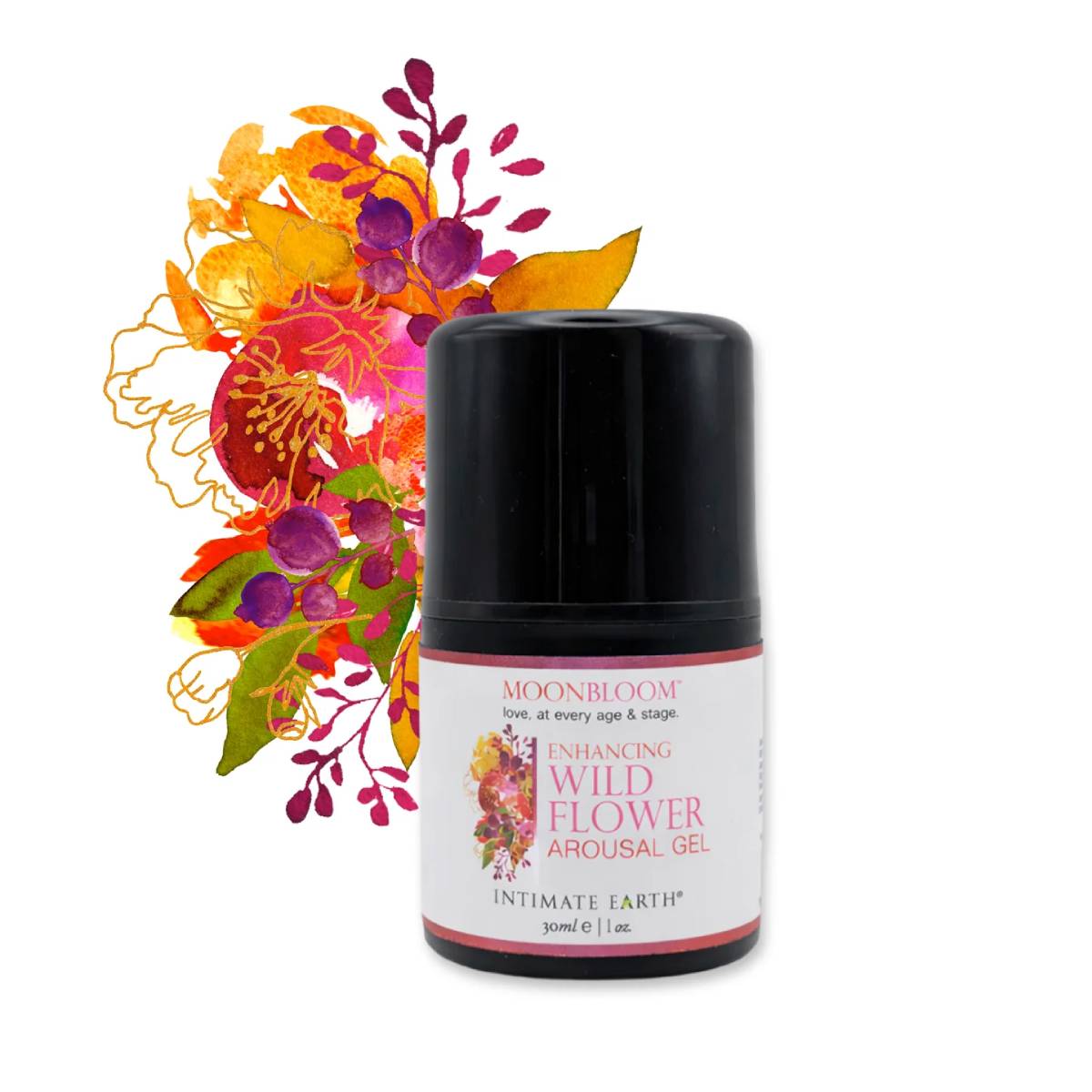 Naturalny żel stymulujący łechtaczkę Moon Bloom 30 ml 2 Żel pobudzający Moon Bloom Wildflower Clitoral 30ml Intimate Earth