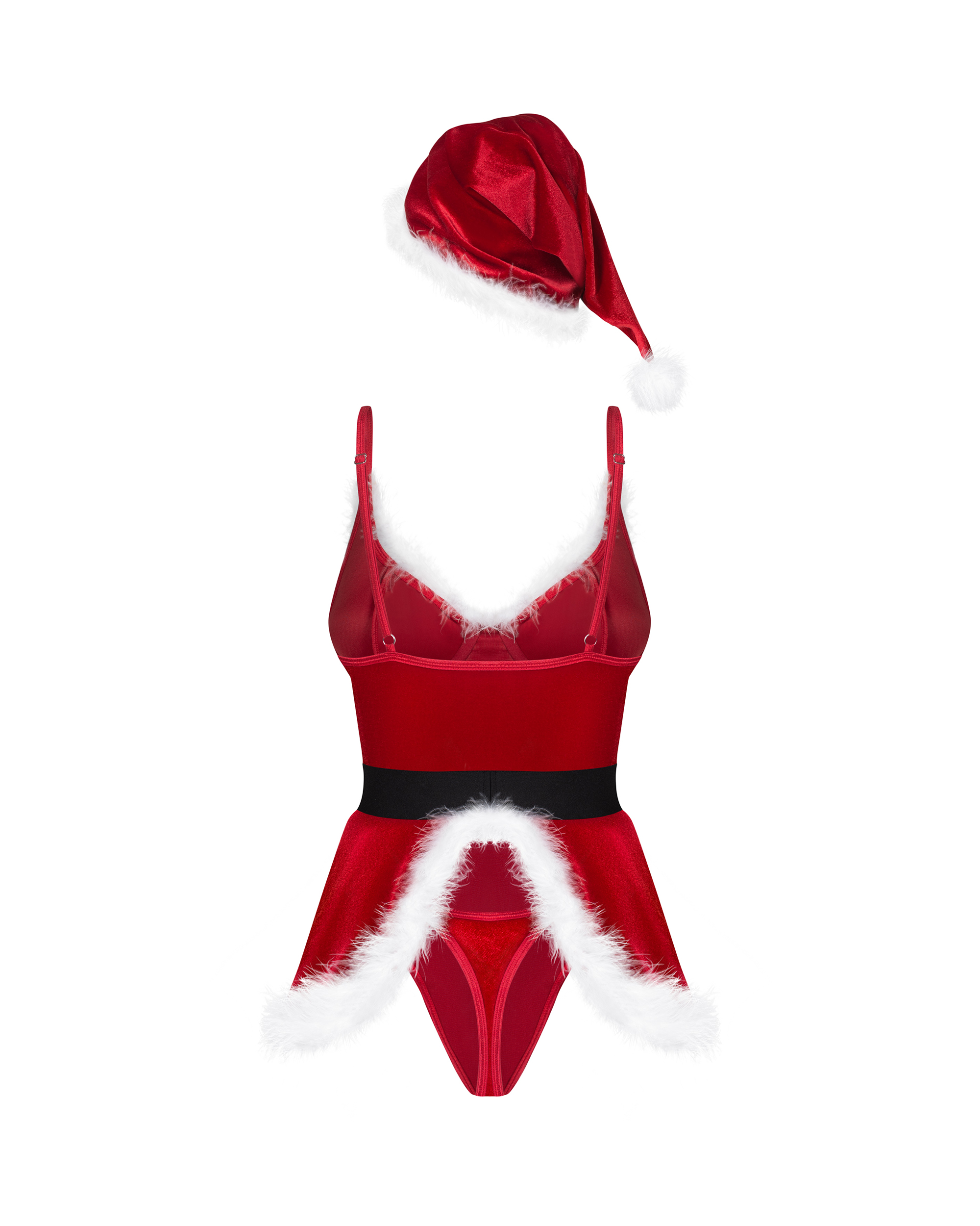 Kostium Mikołajki 3-częściowy Obsessive Hot Santa L/XL 4 Kostium 3-częściowy Hot Santa L/XL Obsessive
