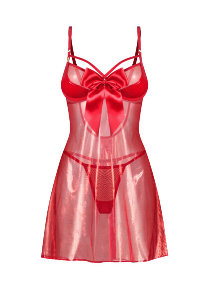 Babydoll i stringi Gifty Red S/M Obsessive