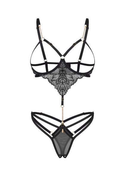 Body otwarte Matildea Black S/M Obsessive