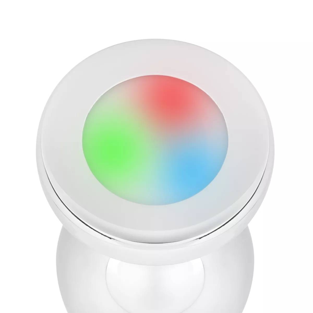 Korek analny z oświetleniem Butt Plug Silver LED Large Easytoys 7 Korek analny z oświetleniem Butt Plug Silver LED Large Easytoys