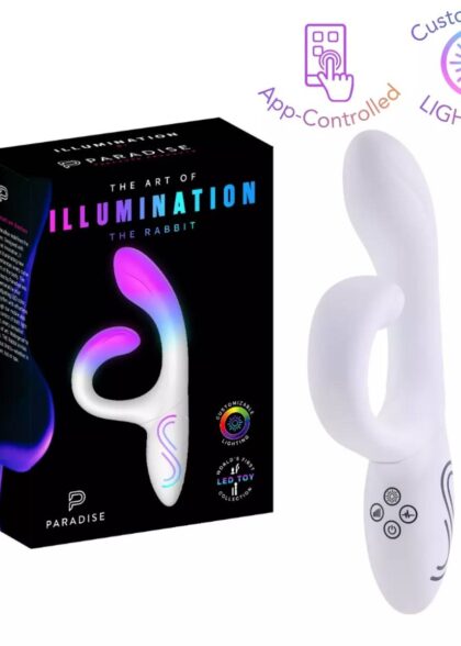 Wibrator króliczek LED The Rabbit White Paradise Illumination